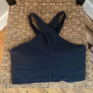 Black lululemon sports bra